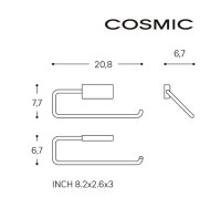 MEDIDAS TOALLERO ARO NEXT COSMIC